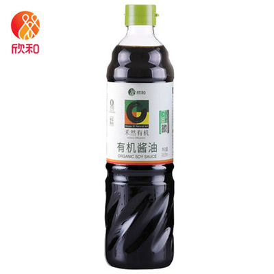 欣和 禾然有机酱油900ml*6 无糖生抽 纯酿造有机酱油  特级|ms