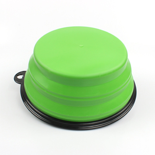 Cat Bowl Silicone Foldable Bowl Outdoor Portable TPE Plastic Dog Bowl Pet Foldable Bowl Direct Supply