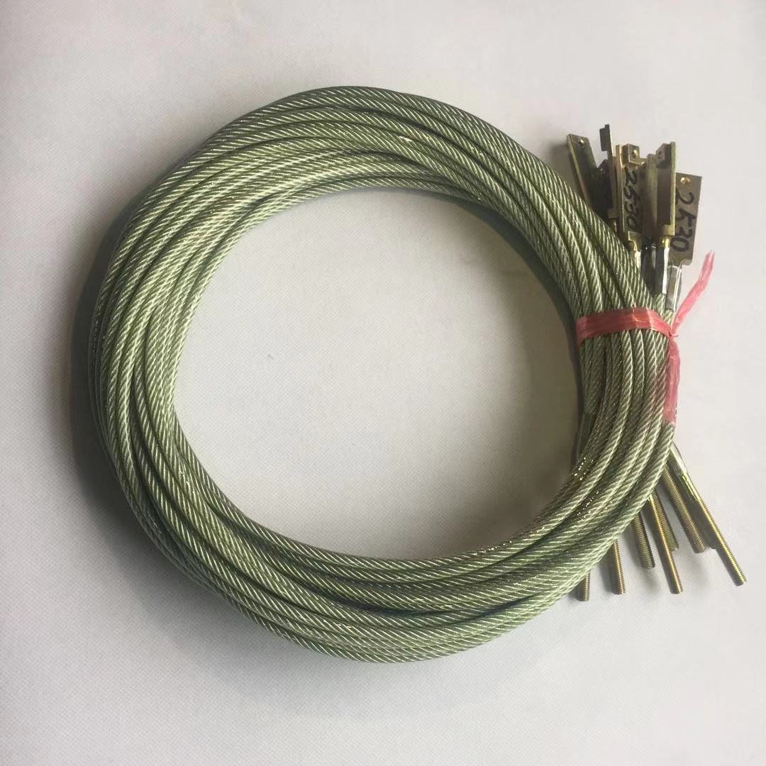 厂家批发GD50喷水织机专用提综绳2470/2530/2870含油钢丝绳 油绳