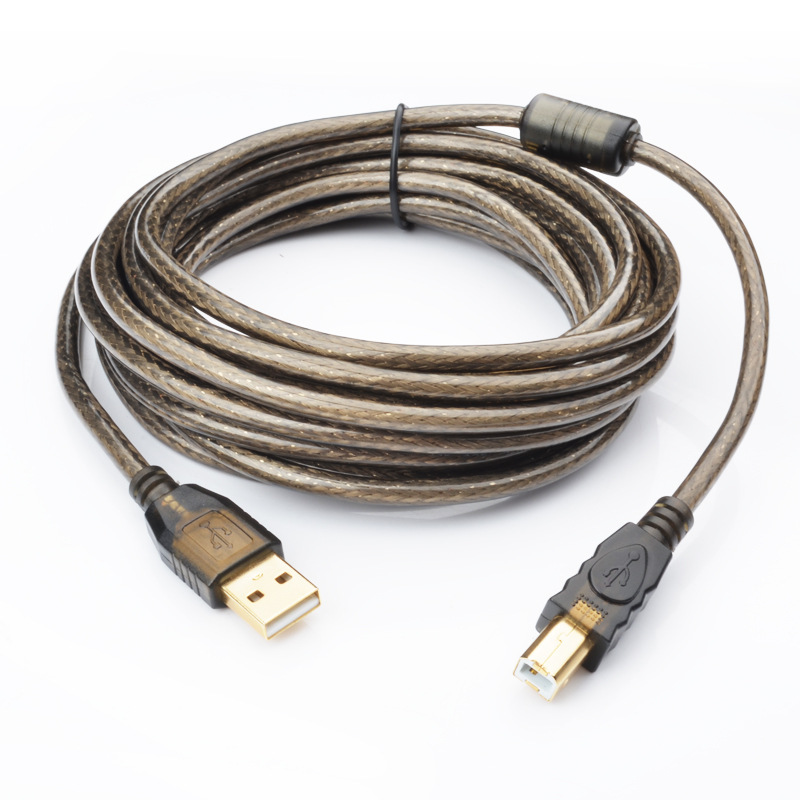USB printing Cable 1 m printer data cable A/B copper core HP Epson high speed stable AM-BM