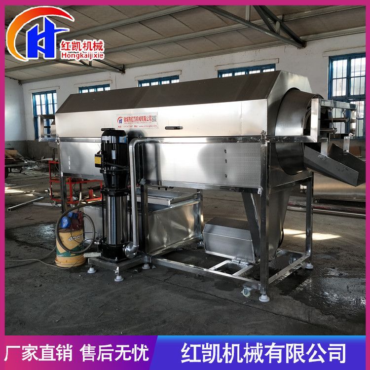 腰果脱皮机全自动红凯制造 破碎率少完整度高自动脱皮清洗机
