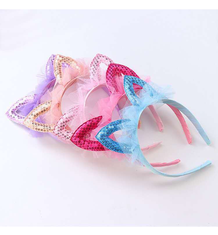 厂家现货批发猫耳朵发箍儿童头饰详情图5