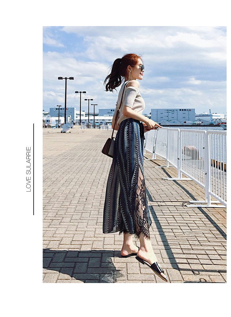 Costume femme en Tricot + mousseline - Ref 3333919 Image 18