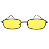 Fashionable metal retro sunglasses, trend marine glasses solar-powered, European style