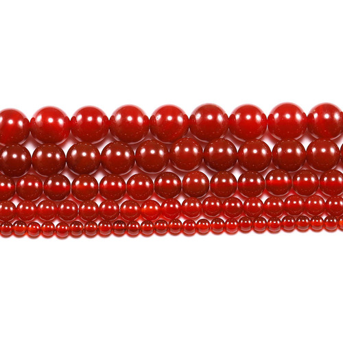Factory direct sales natural stone wholesale DIY bracelet beads, carnelian loose beads, carnelian semi-finished beads