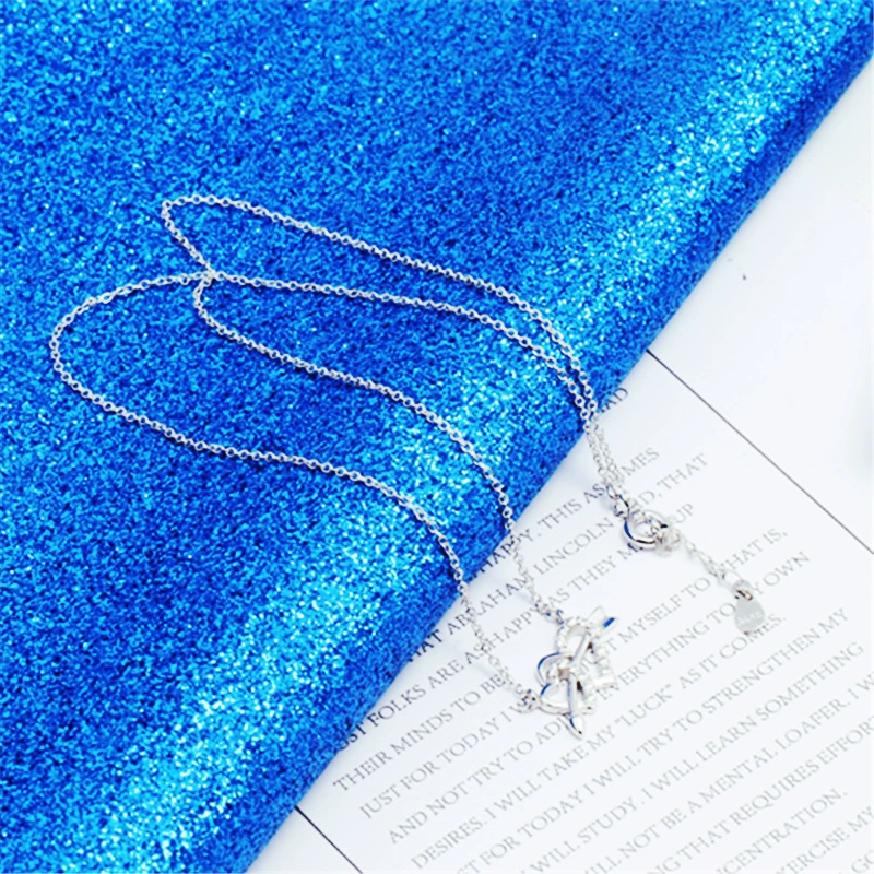 Necklace, pendant, silver 990 sample, simple and elegant design