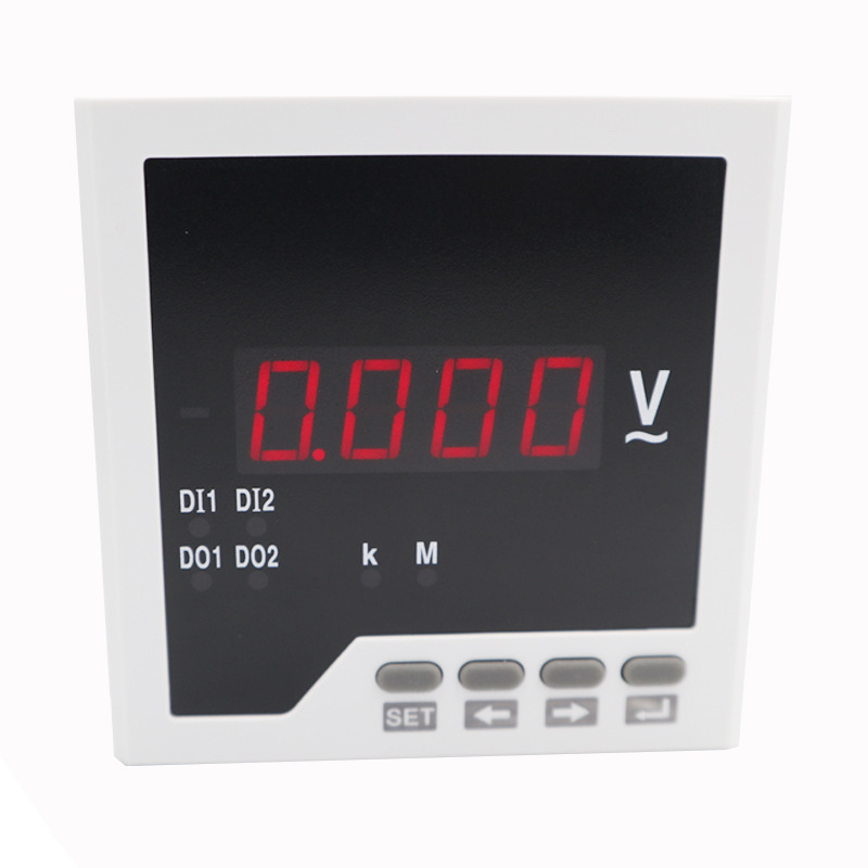 单相电压数显仪表数码管显示