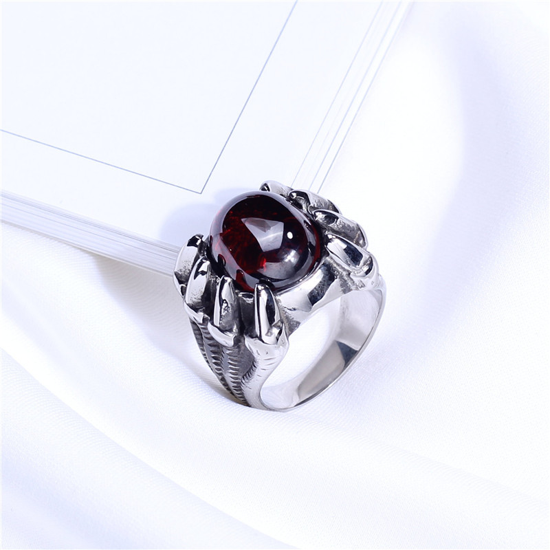TitaniumStainless Steel Fashion  Ring  Steel color8  Fine Jewelry NHIM1603Steelcolor8picture8