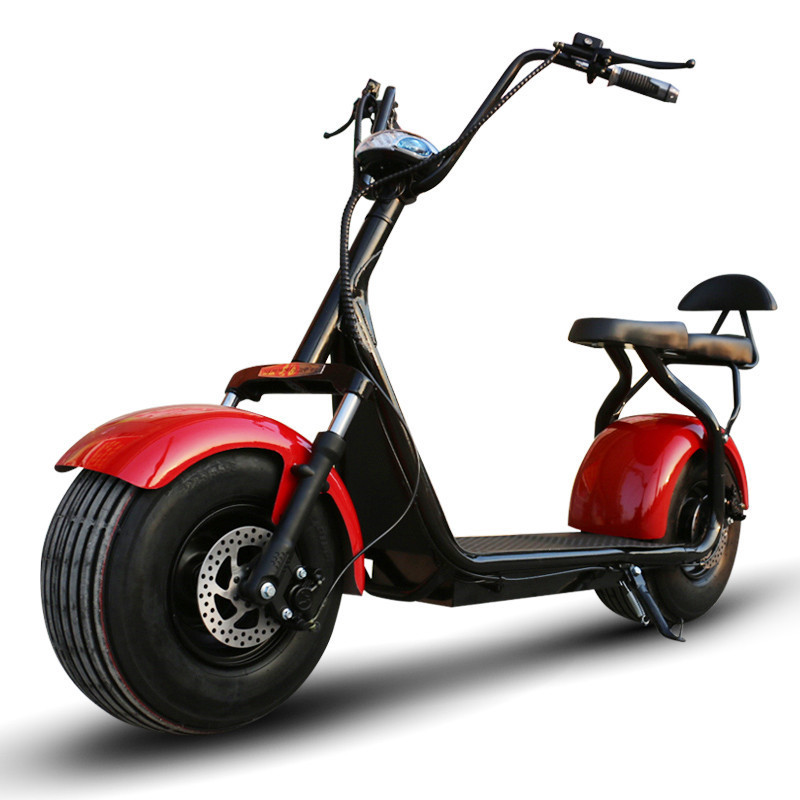 Harley electric car two-seater Harley electric motorcycle city scooter mini two-wheeled wide tire battery car