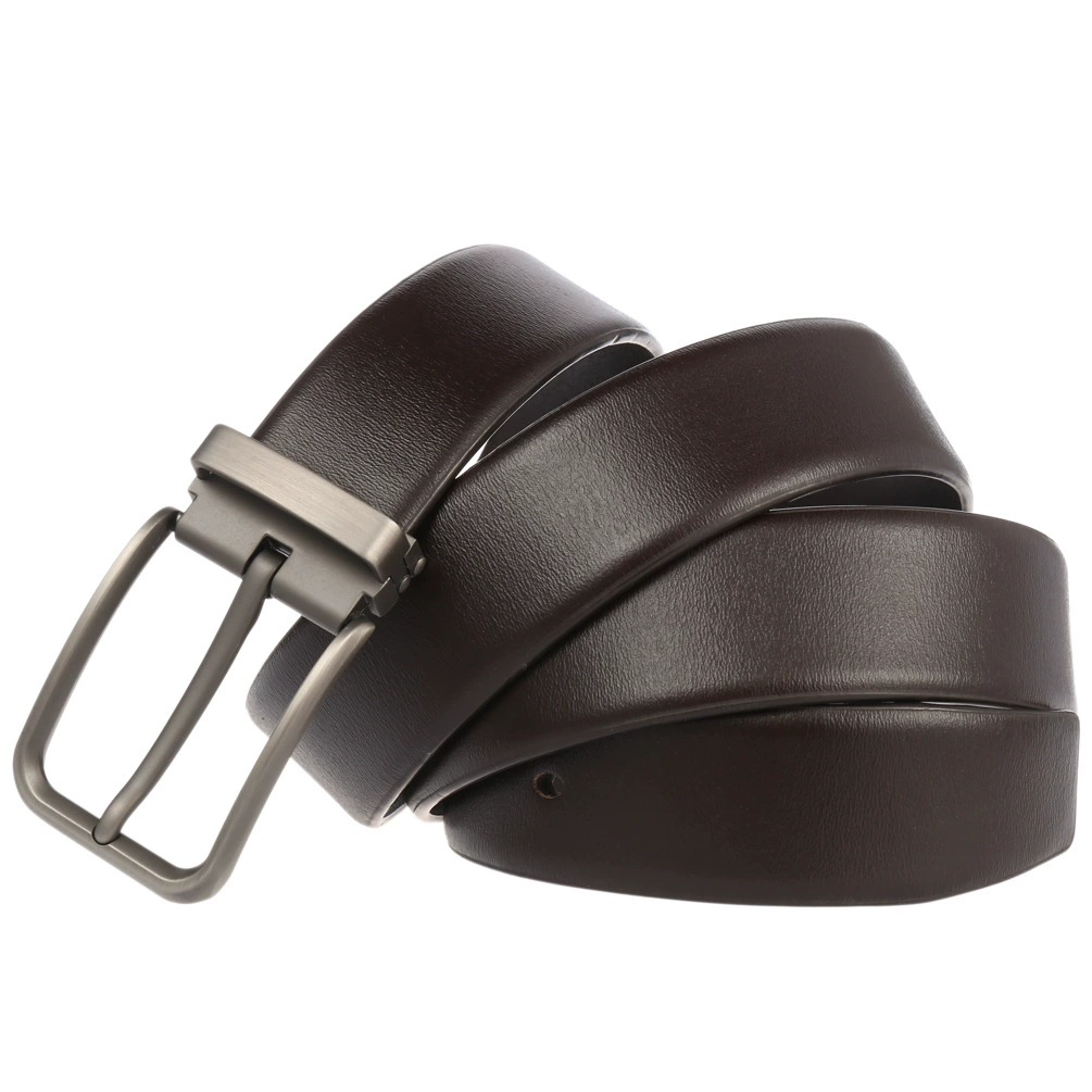 Leather belt for leisure, genuine leather