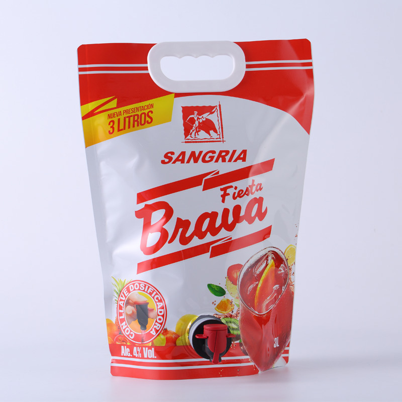 饮料包装袋批发 3L5L果汁盒中袋 复合塑料红酒袋 双插底BIB盒中袋