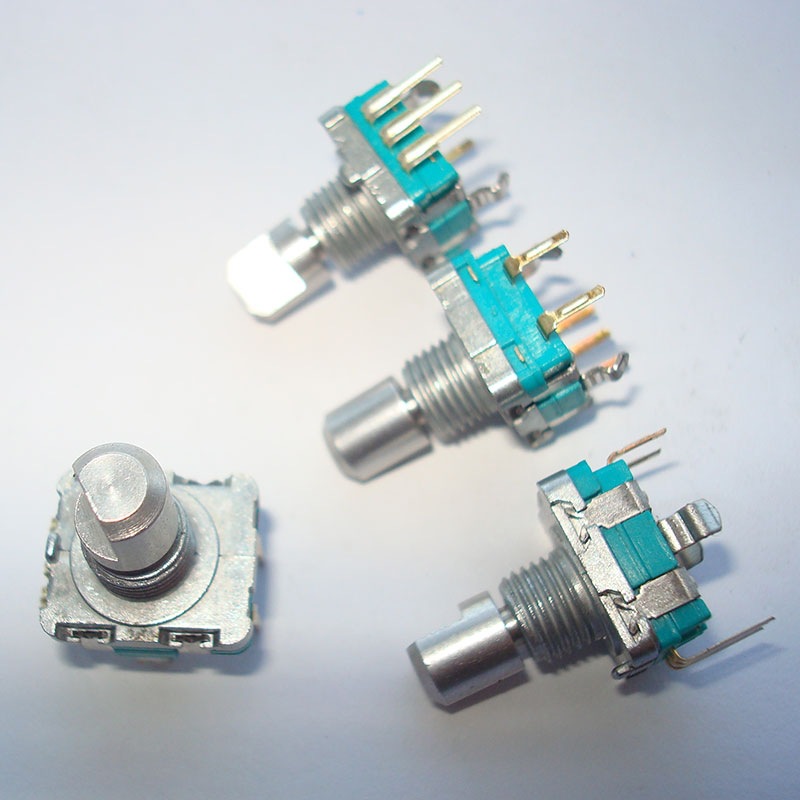 现货台湾福华EC11编码器24位24个数字脉冲编码器12.5F编码带开关