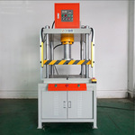 厂家直供铜管压扁机四柱三板散热器热导管镶嵌压装压弯整形液压机