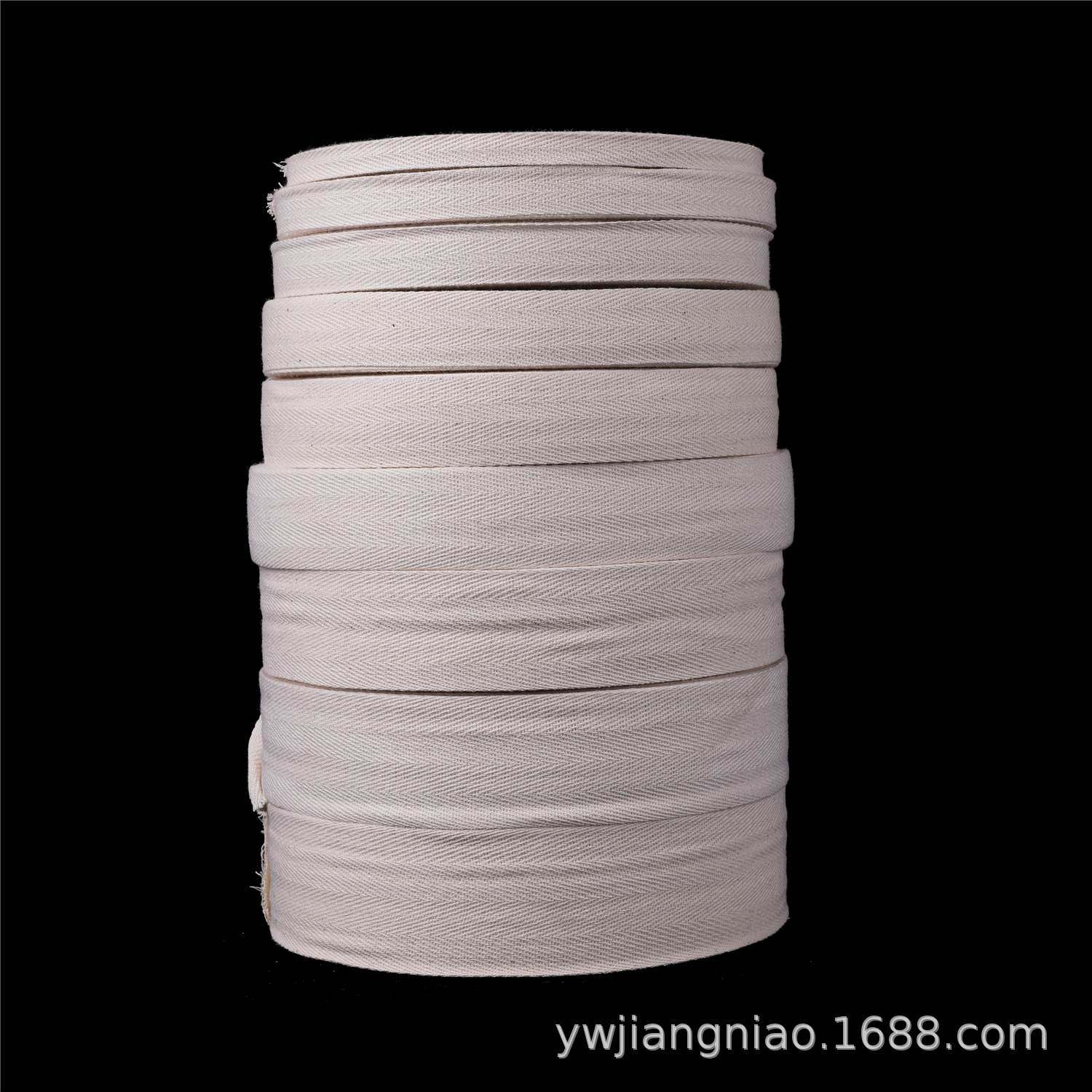全棉本白人字带(21支纱)