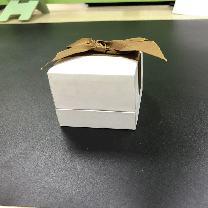 Bow Anillo blanco caja de DNF-HZ-0017 anillo de embalaje caja de joyería anillo de regalo caja de embalaje