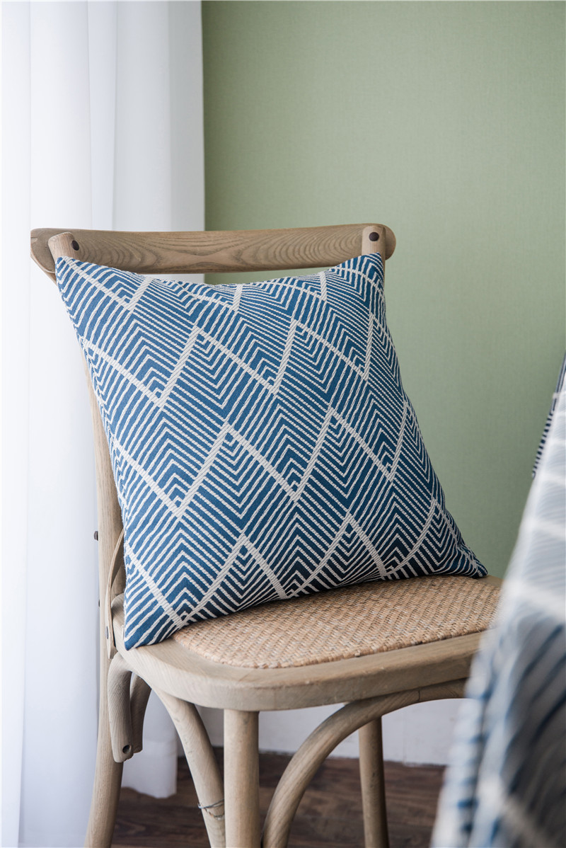 Waterproof Modern Minimalist Jacquard Wave Pattern Nordic Rectangular Coffee Table Dining Tablecloth Manufacturer_voghion.com