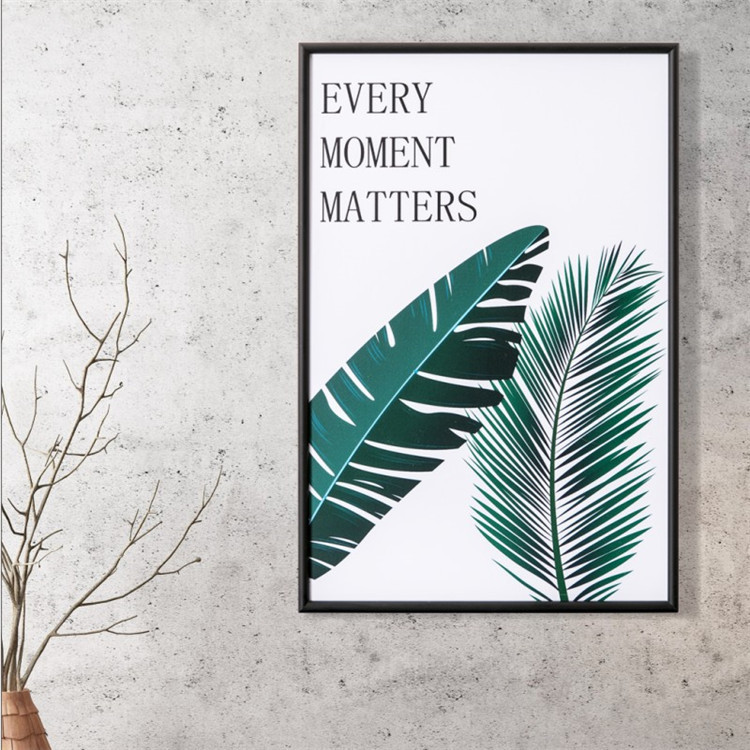 Zhongyi Aluminum Alloy Arc Photo Frame Decorative Picture Frame Wall Hanging Simple Photo poster frame Advertising system frame