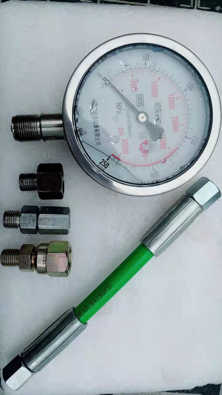 高压共轨泵柱塞压力表250MPA
