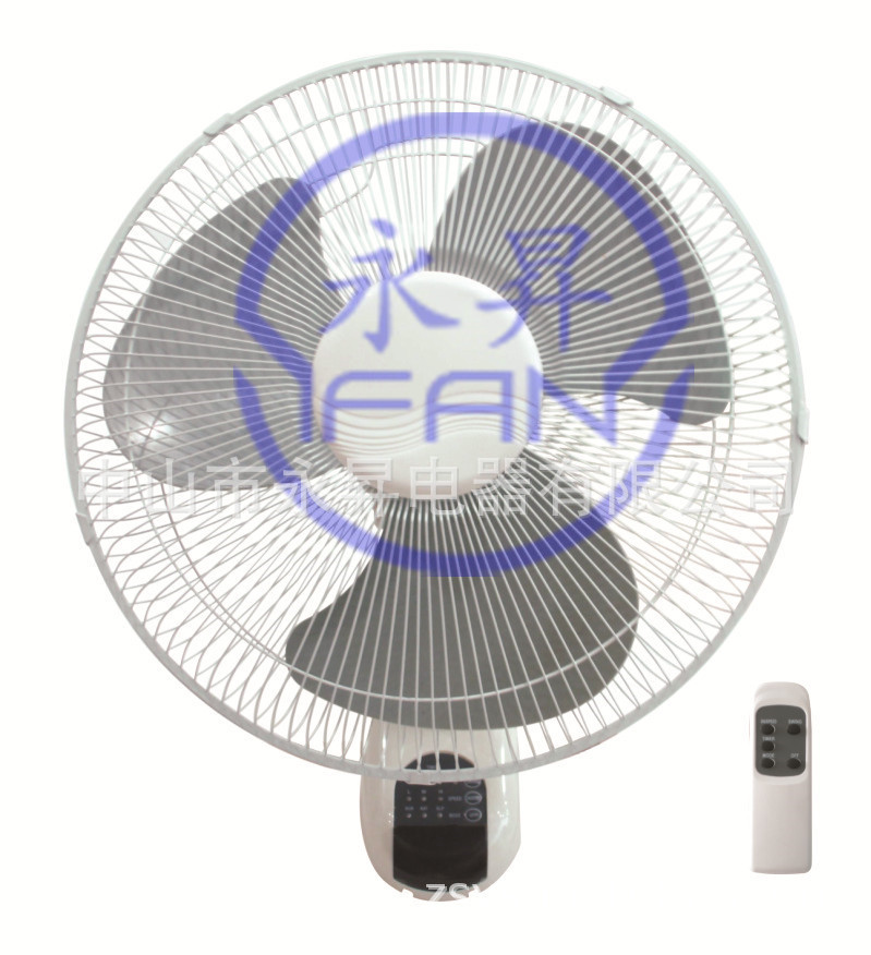 外贸礼品风扇落地扇 特价立式风扇厂家直销 16寸遥控壁扇Wall fan