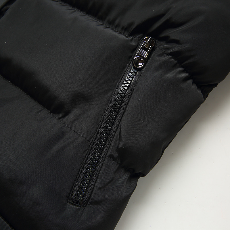 Aliexpress Amazon otoño y invierno para hombres nuevos bordados de cuello grueso chaleco de algodón transfronterizo chaleco de tamaño grande para hombres