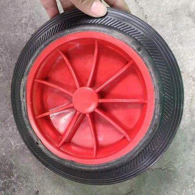 廠家直銷環衛垃圾桶配件 橡膠輪子 240L 120L 100L垃圾桶專用輪軸