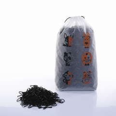 皮筋一次性兒童發圈寶寶頭繩一公斤袋裝強拉不斷淘寶地攤貨源