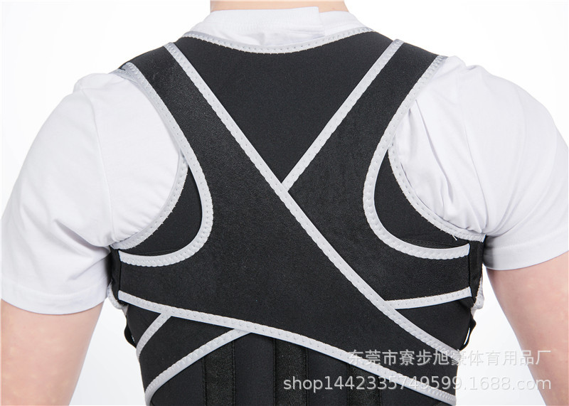 新款駝背矯正帶脊椎矯姿帶學生兒童站坐姿矯正器男女通用工廠批發