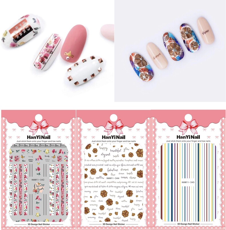 Ultra-Thin Japanese Style Style Nail Art Decals, Nail Stickers with Adhesive Backing, Jewelry Hanyi342-346 Ultra-Thin Japanese Style Style Nail Art Decals, Nail Stickers with Adhesive Backing, Jewelry Hanyi342-346