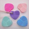 Factory Outlet silica gel heart-shaped Wash new pattern Beauty Makeup Wash tool Scrubber