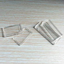 亚克力长方形金银条盒子20x40/20x50/20x60 透明 塑料 保护盒