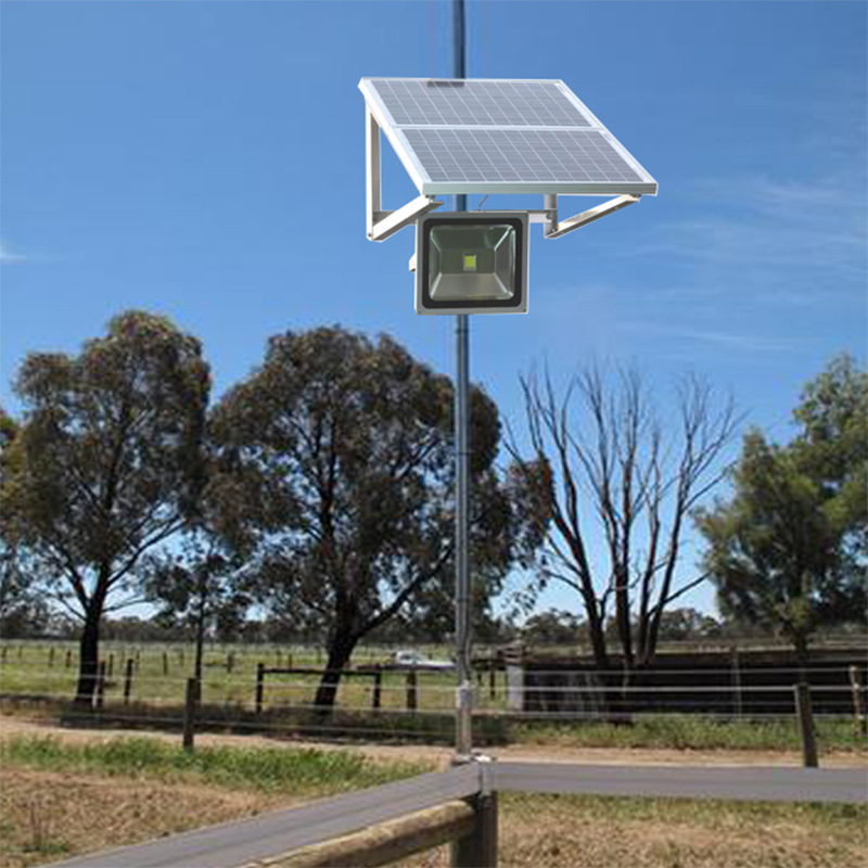 Guangjian 30W Solar Garden Landscape Light Direct Sales from the Manufacturer High-Quality Projection Light Floodlight Led Light Waterproof