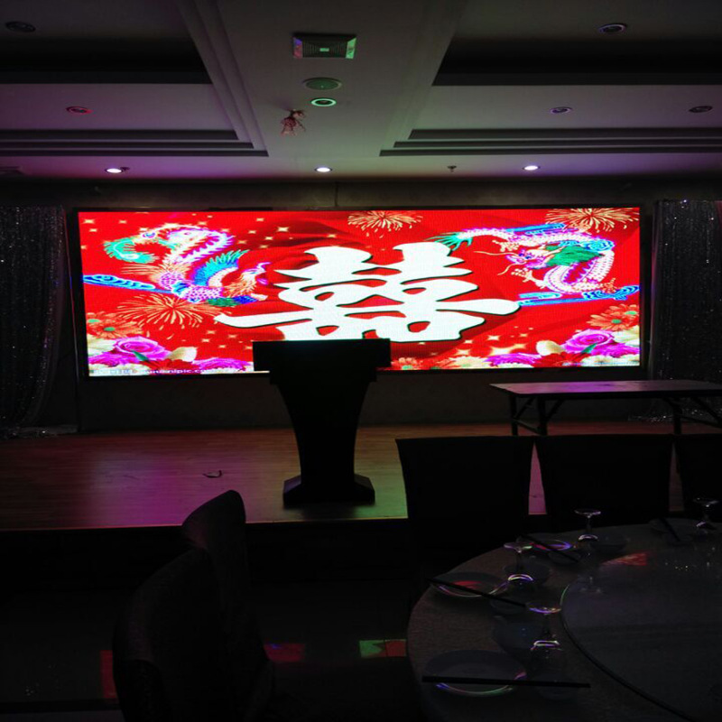 Indoor P6 full-color display screen, indoor P6 storefront full-color display screen processing, digital full-color display screen.