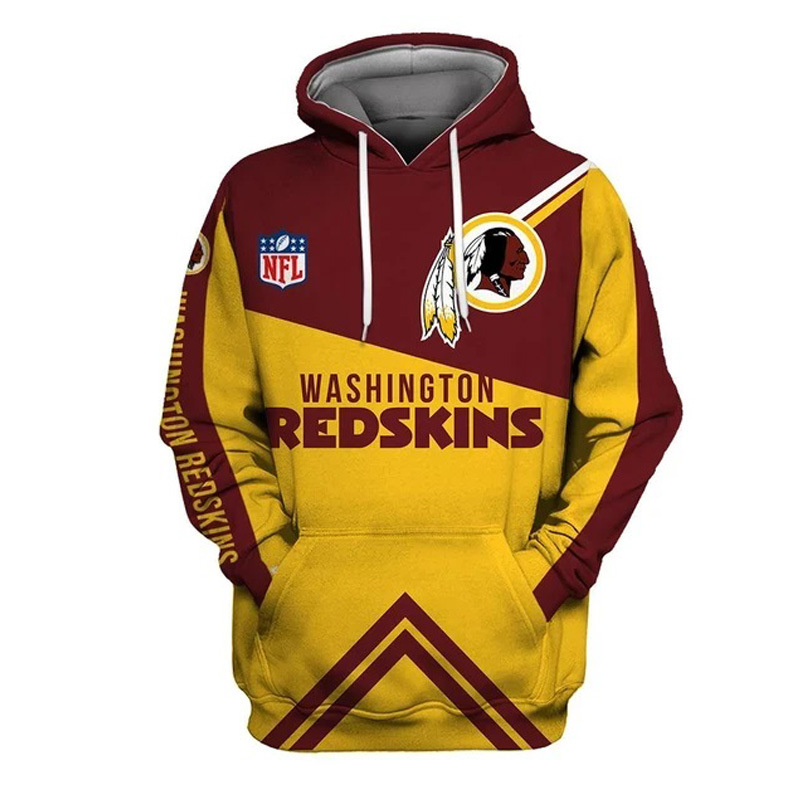yellow redskins hoodie