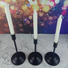 Black candle, jewelry, metal decorations, set, custom made