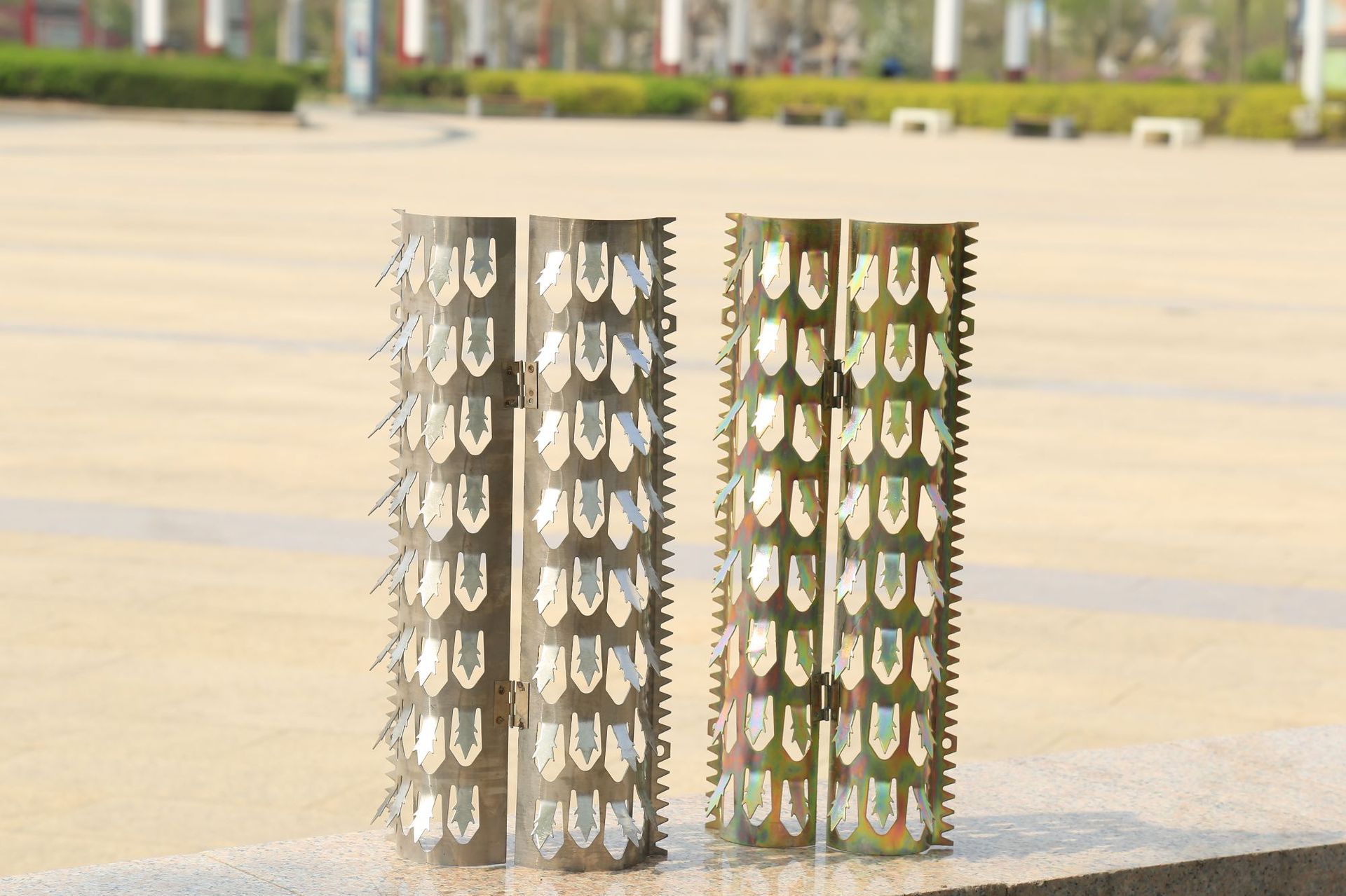 镀锌防爬刺 厂家直销防爬刺防护保卫防盗防爬刺 管道防爬刺可