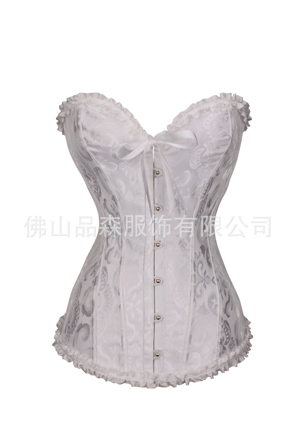 亞馬遜貨源 14鋼骨刺繡花邊宮廷束身衣 性感複古腰封束腰帶批發