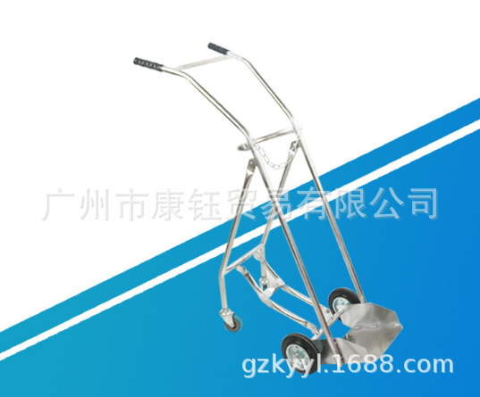 医疗加固不锈钢氧气瓶手推车 医院诊所器械工具医院推车