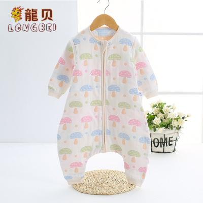 Sleeping bag Baby sleeping bags Gauze baby Cuddle children Sleeping bag Anti Tipi Cotton 6 Gauze Sleeping bag