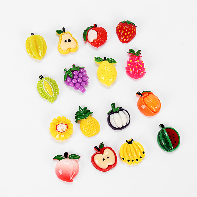 Creative cartoon pastoral fruit decoration strong refrigerator stickers summer fashion lightweight magnetic stickers soft glue environmental protection soft stickers