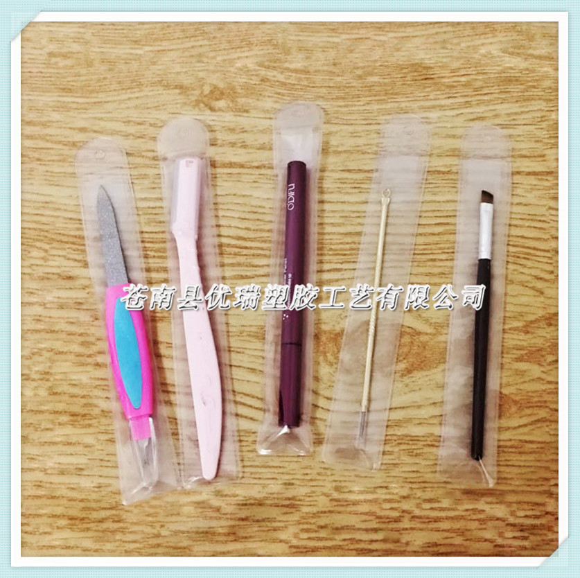 批发透明PVC饰品包装袋定制 服装标签吊牌PVC袋 EVA自