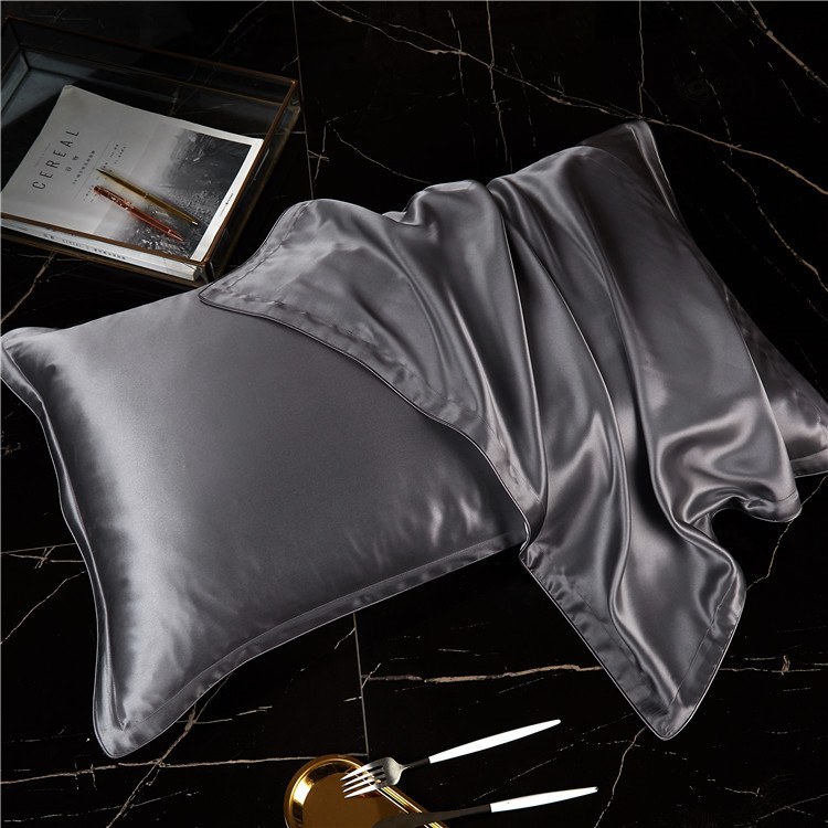 Mulberry silk 19 m double-sided silk pillowcase Tencel double silk pillow skin-friendly 2.0 wide edge Envelope cover return gift Mulberry silk 19 m double-sided silk pillowcase Tencel double silk pillow skin-friendly 2.0 wide edge Envelope cover return gift