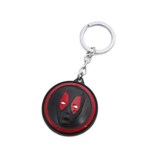 Creative Deadpool movie peripheral key ring rotating keychain car key accessories manufacturer wholesale