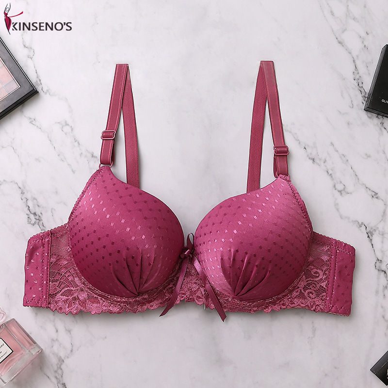 Export foreign trade manufacturers wholesale short cup underwear women's bra custom lace creative bra adjustable steel ring