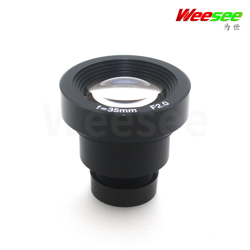 单板机镜头 35mm 远焦距 M12接口 夜视仪安防监控镜头