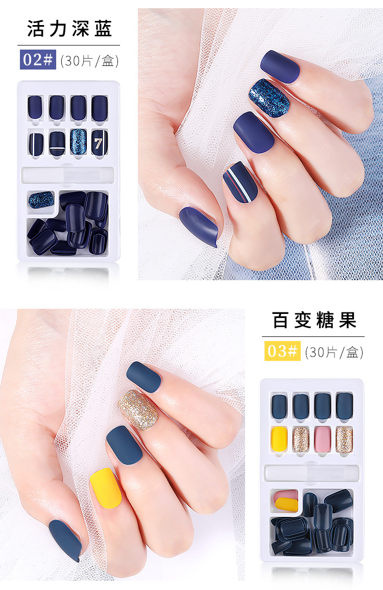 穿戴美甲成品甲片