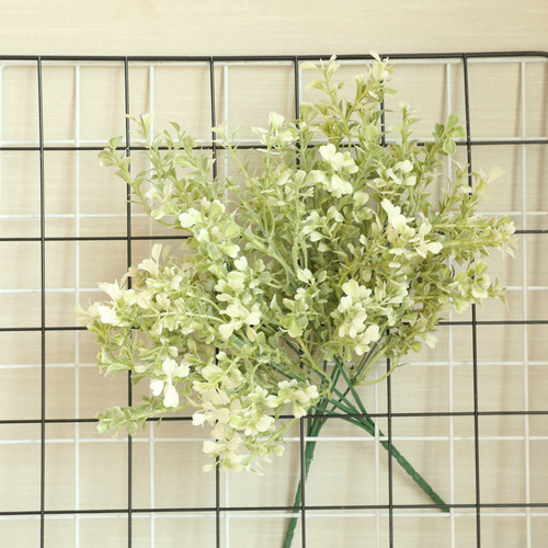 Manufacturer INS style lucky four-leaf clover artificial flower home decoration wedding plant wall bouquet artificial flower MW73776