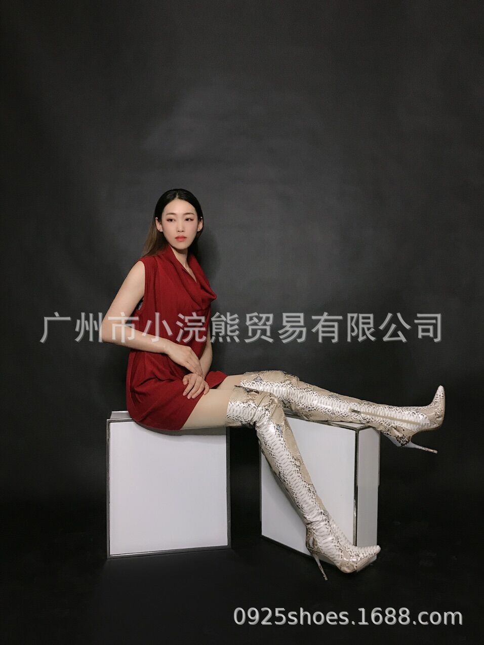 Bottes femme en PU artificiel - Ref 3354855 Image 7