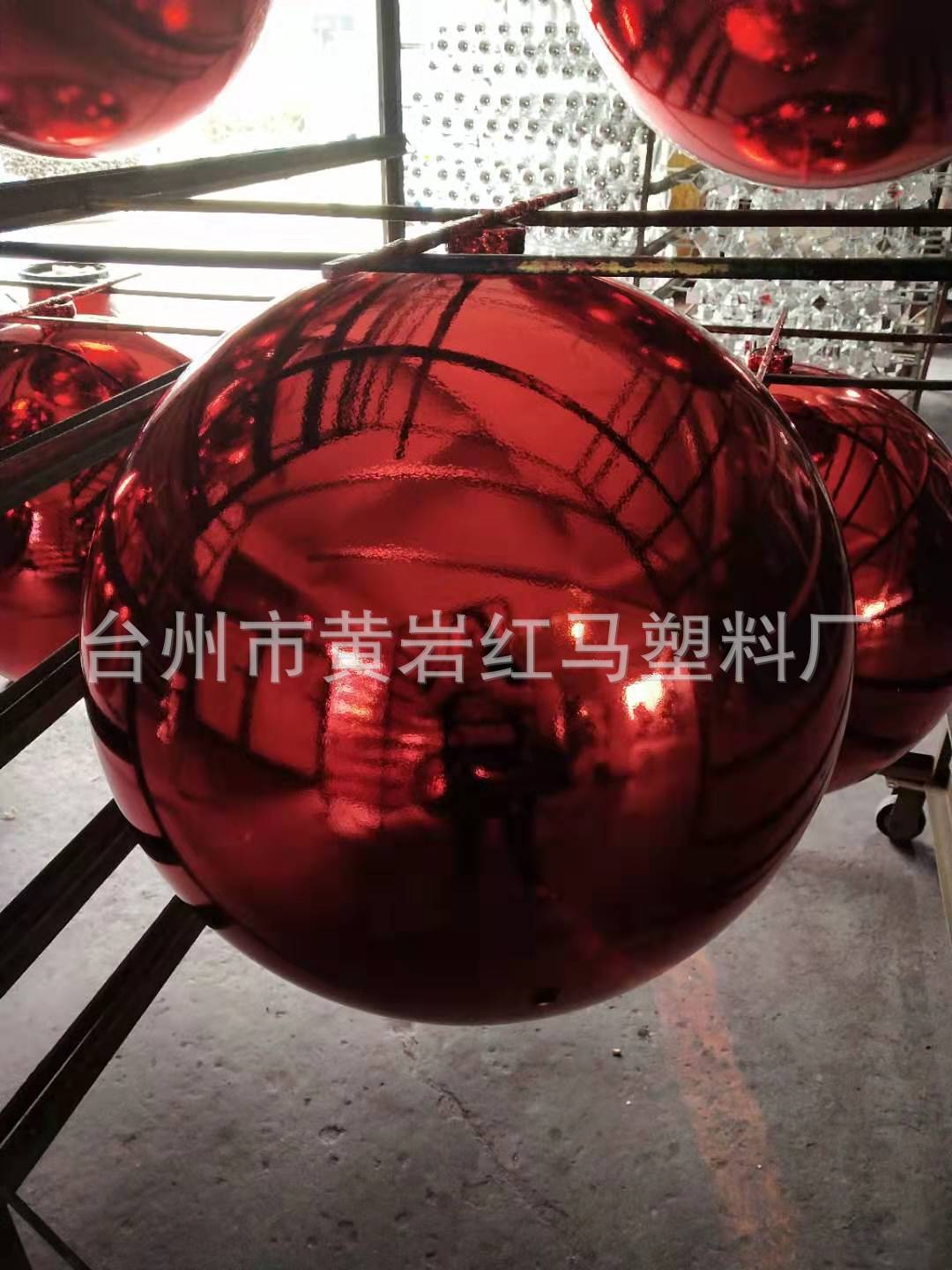 60cm BOLA DE Navidad Bola de galvanoplastia Hotel Mall KTV ventana boda lugar diseño decorativo bola al por mayor