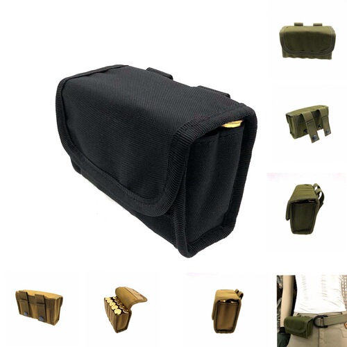 New multifunctional tactical MOLLE waist bag, mini bullet ammunition bag, 10 hole shot bag