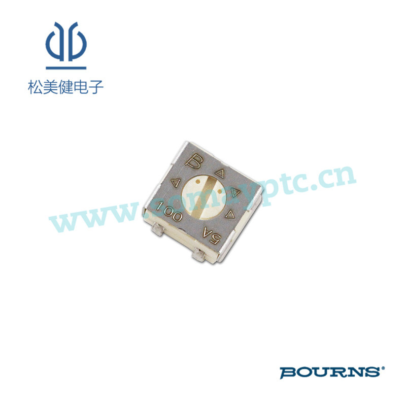 批发BOURNS(伯恩斯直插密封型原装正品)微调电位器3314J-1-100E